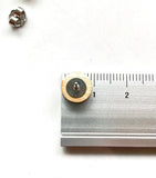 Wooden Stud Earrings - Minimalist Post Earrings With Hypoallergenic Surgical Steel  (GR)