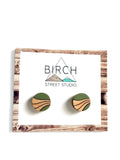 CLEARANCE / SECONDS SALE: Retro Wave Stud Earrings
