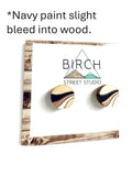 CLEARANCE / SECONDS SALE: Retro Wave Stud Earrings