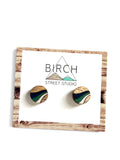 CLEARANCE / SECONDS SALE: Retro Wave Stud Earrings