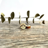 Mountain Earrings, Mountain Stud Earrings, Wood Earrings, Mountain Jewelry, Canada Earrings, Women's Earrings, Mens Earrings, Nature Earring