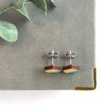 Geometric Earrings | Wood Earrings | Wood Jewelry | Wood Studs | Pentagon Earrings | Trendy Earrings | Best Friend Gift | Nickel Free