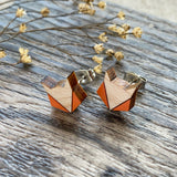 Fox Earrings, Fox Stud Earrings, Orange Fox Jewelry, Fox Post Earrings, Animal Earrings, Wildlife Earrings